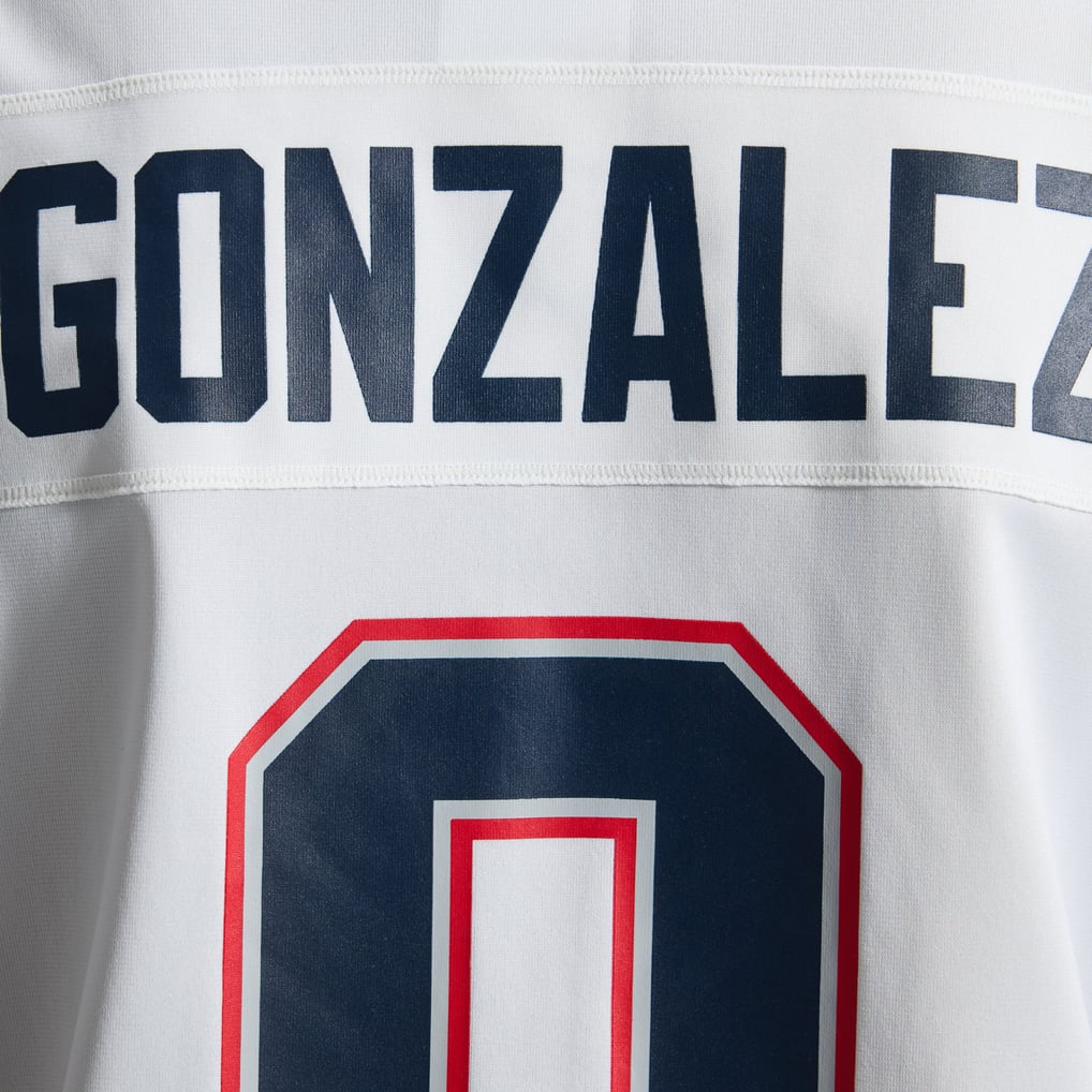 Men's New England Patriots Christian Gonzalez Nike White Game Jersey - Image 13