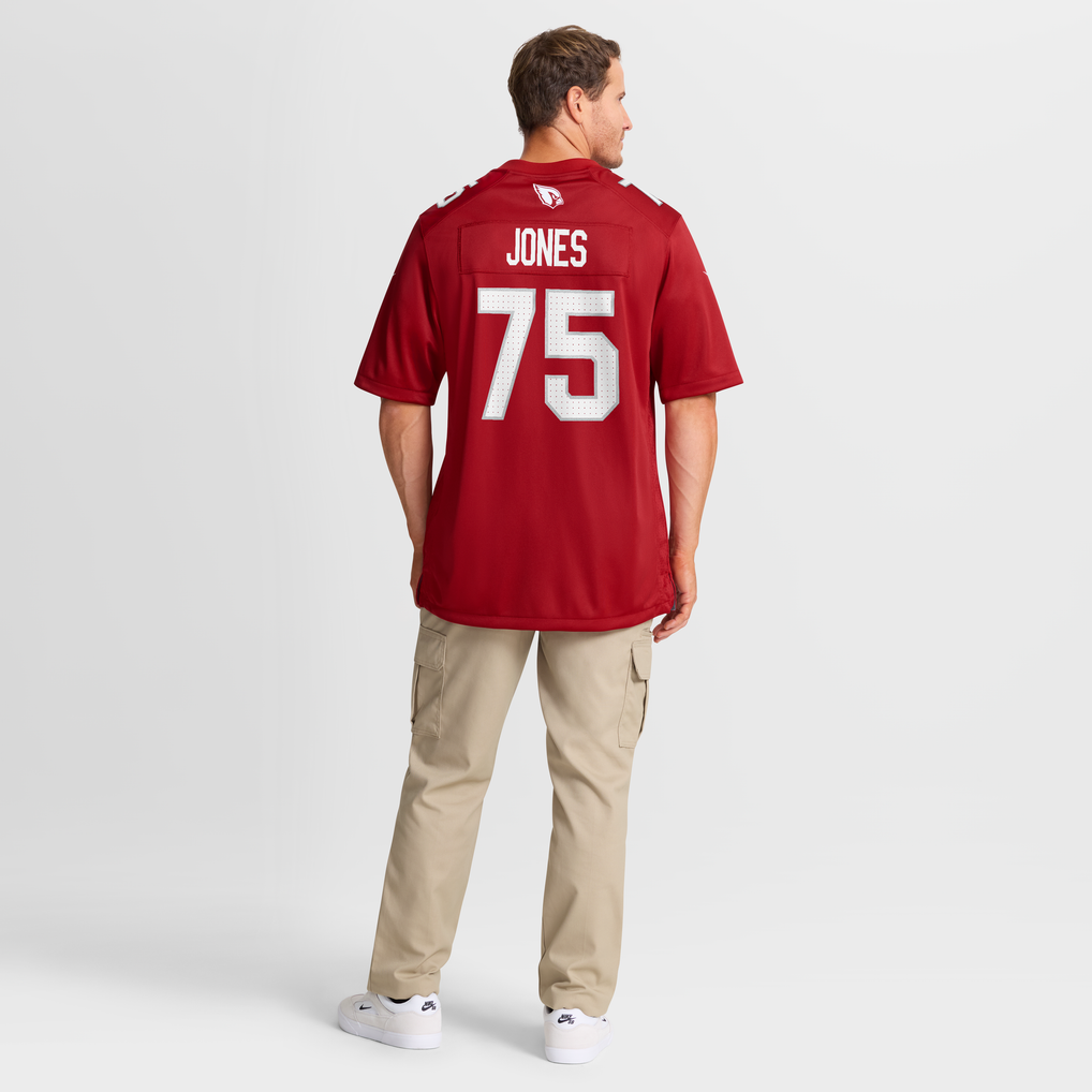 Men's Arizona Cardinals Christian Jones Nike  Cardinal Team Game Jersey - Image 9