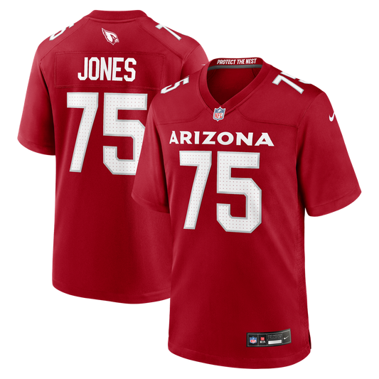 Men's Arizona Cardinals Christian Jones Nike  Cardinal Team Game Jersey - Image 1