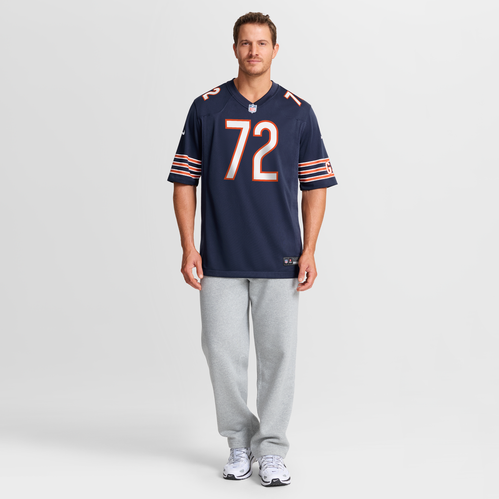 Men's Chicago Bears Christian Jones Nike Navy Team Game Jersey - Image 3