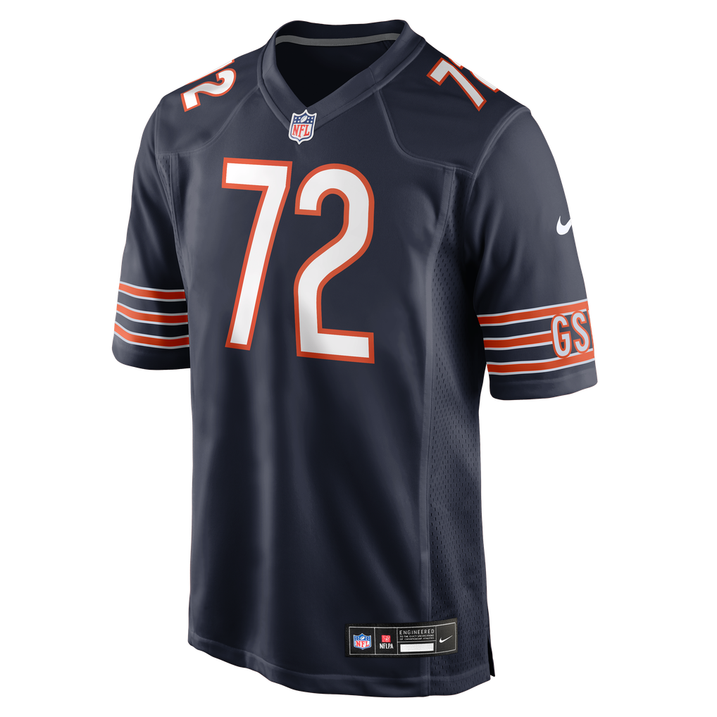 Men's Chicago Bears Christian Jones Nike Navy Team Game Jersey - Image 5