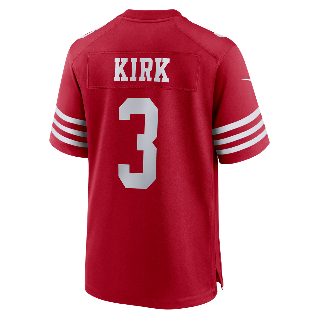 Men's San Francisco 49ers Christian Kirk Nike  Scarlet Team Game Jersey - Image 4