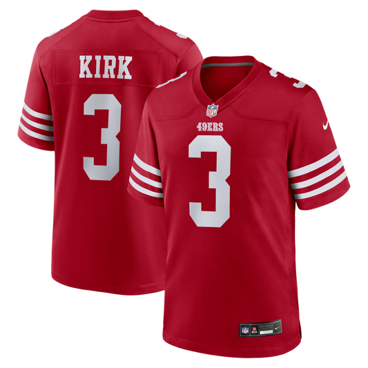 Men's San Francisco 49ers Christian Kirk Nike  Scarlet Team Game Jersey - Image 1