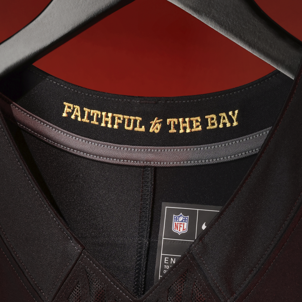 Men's San Francisco 49ers Christian McCaffrey Nike Black Rivalries Collection Stitched Limited Jersey - Image 11