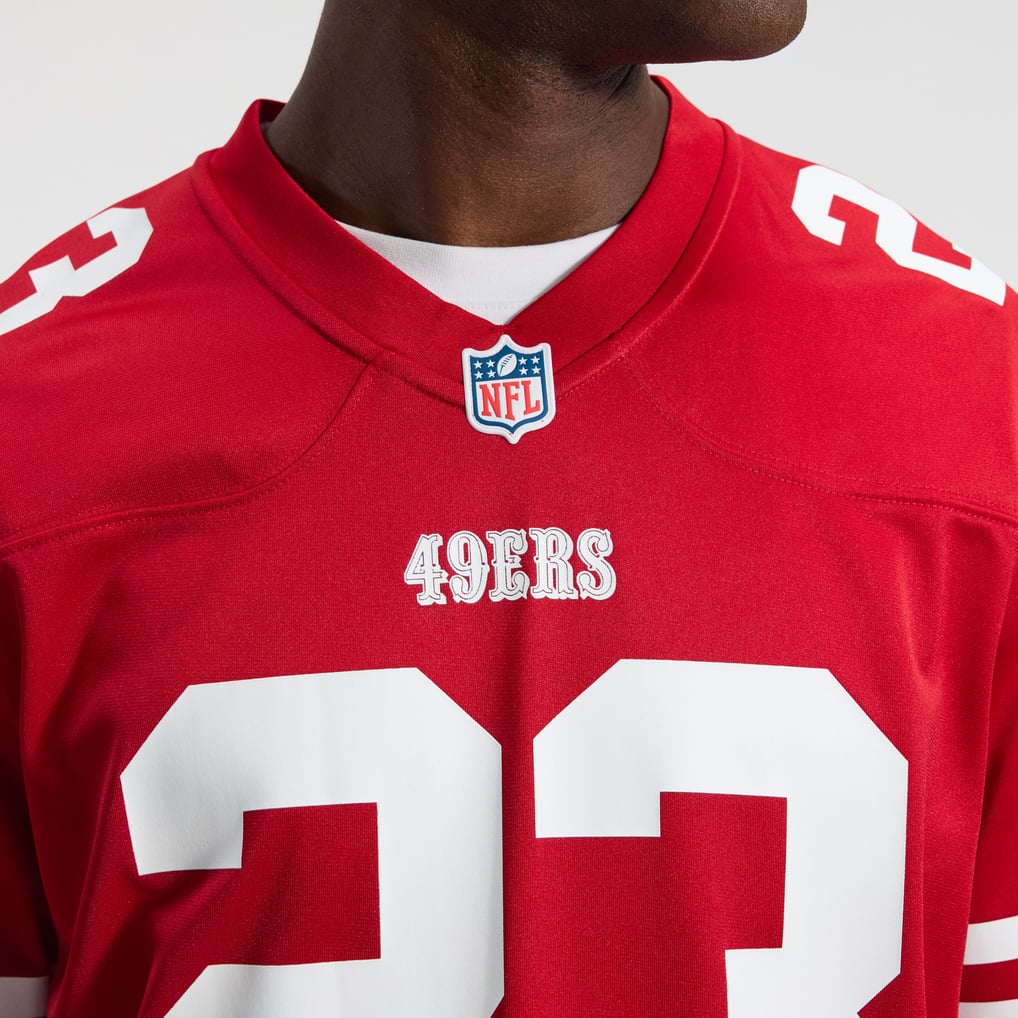 Men's San Francisco 49ers Christian McCaffrey Nike Scarlet Game Player Jersey - Image 8