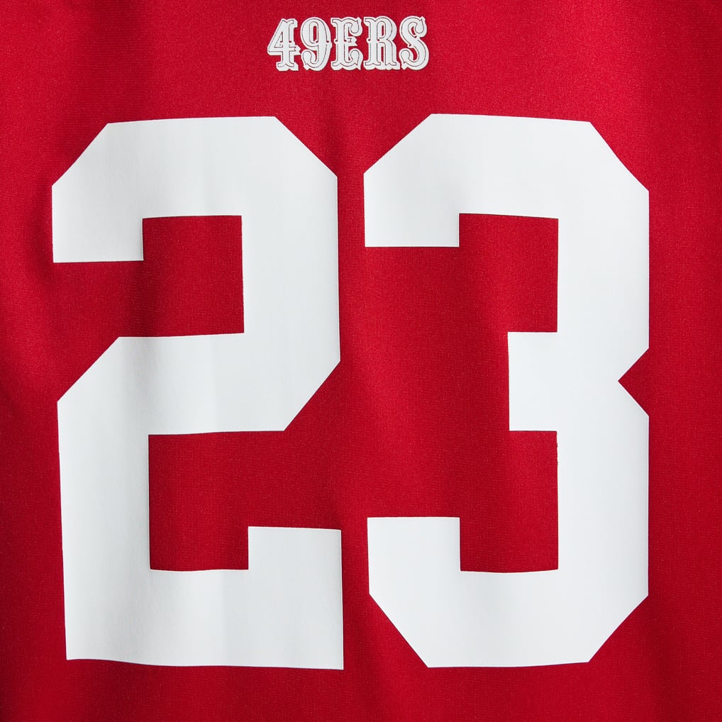 Men's San Francisco 49ers Christian McCaffrey Nike Scarlet Game Player Jersey - Image 10