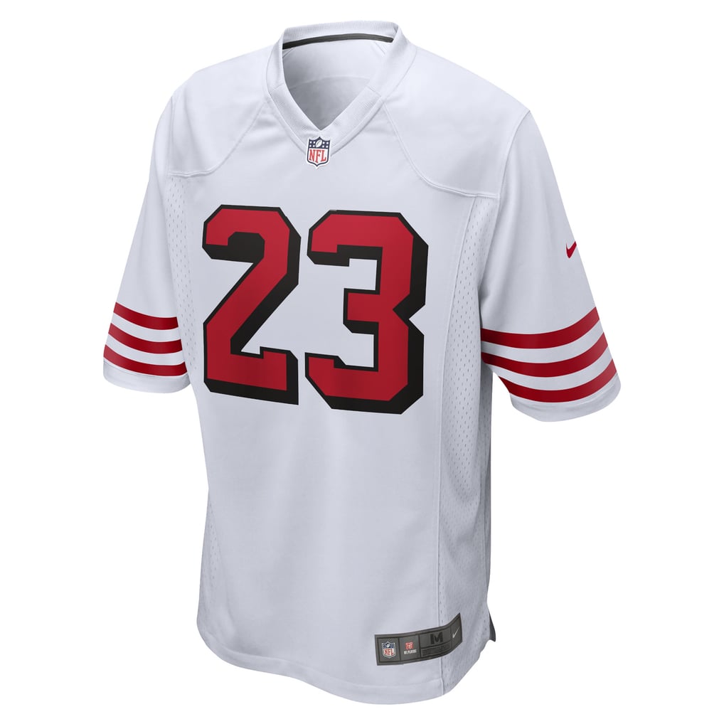 Men's San Francisco 49ers Christian McCaffrey Nike White Game Jersey - Image 3
