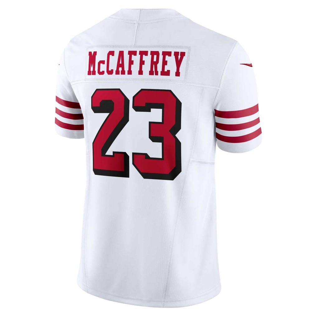 Men's San Francisco 49ers Christian McCaffrey Nike White Vapor F.U.S.E. Limited 2nd Alternate Jersey - Image 4