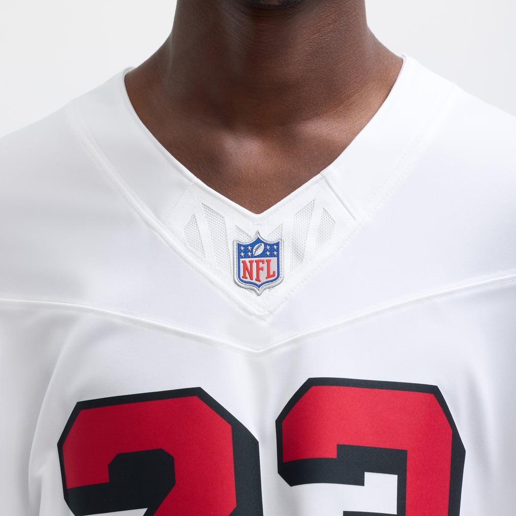 Men's San Francisco 49ers Christian McCaffrey Nike White Vapor F.U.S.E. Limited 2nd Alternate Jersey - Image 8