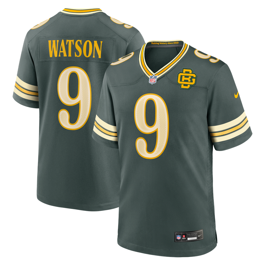 Men's Green Bay Packers Christian Watson Nike Green 2026 Rivalries Collection Game Jersey - Image 2