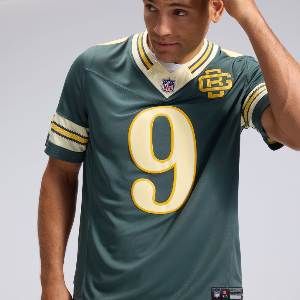 Men's Green Bay Packers Christian Watson Nike Green 2026 Rivalries Collection Stitched Limited Jersey - Image 10