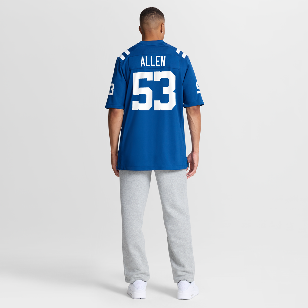 Men's Indianapolis Colts CJ Allen Nike Royal Team Game Jersey - Image 4