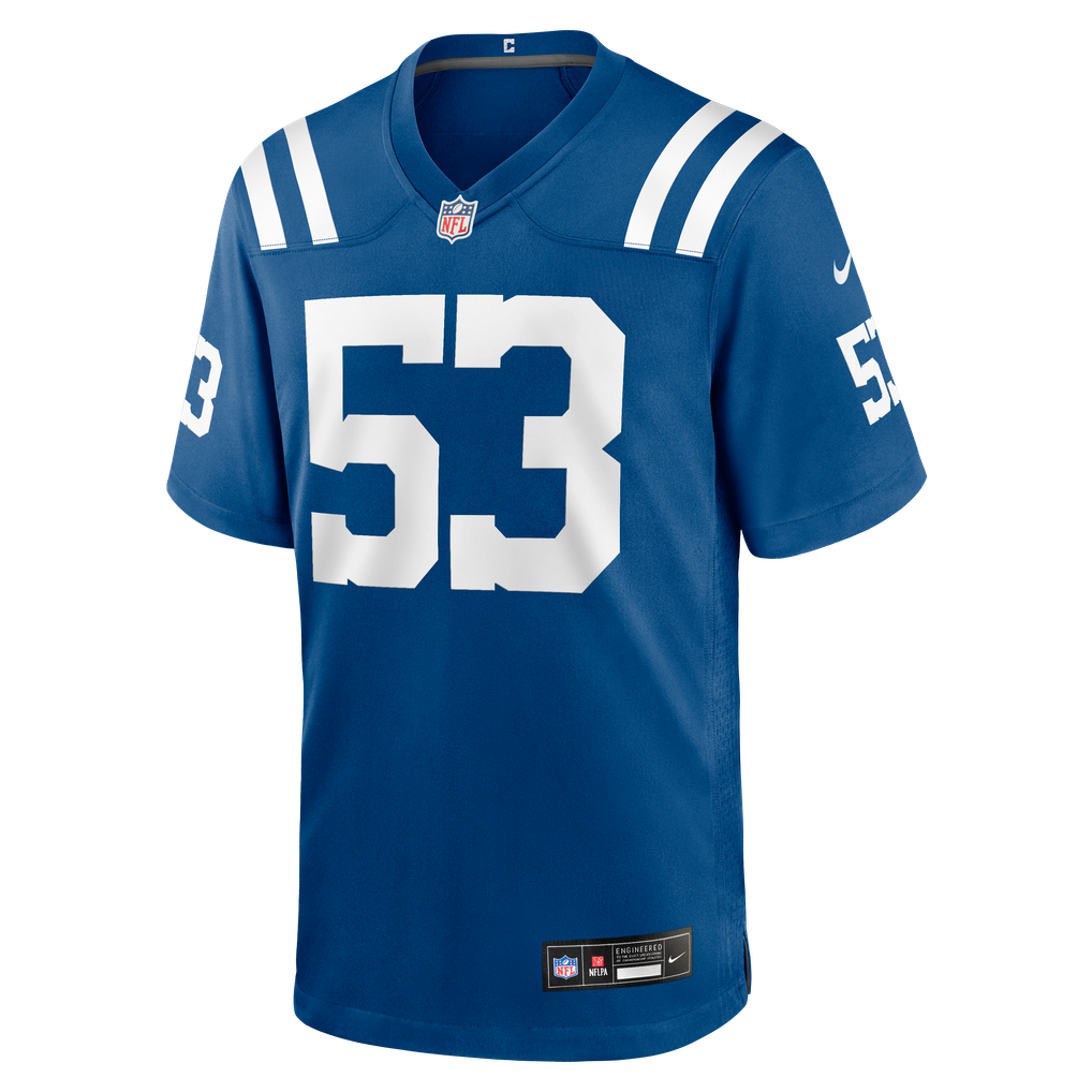 Men's Indianapolis Colts CJ Allen Nike Royal Team Game Jersey - Image 5