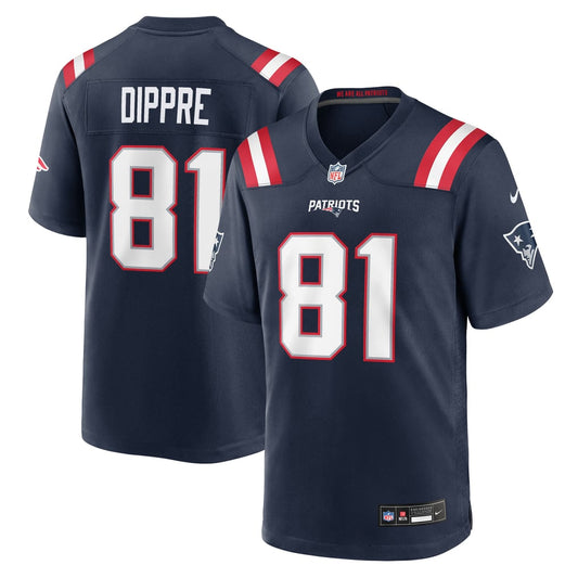 Men's New England Patriots CJ Dippre Nike Navy Team Game Jersey - Image 1
