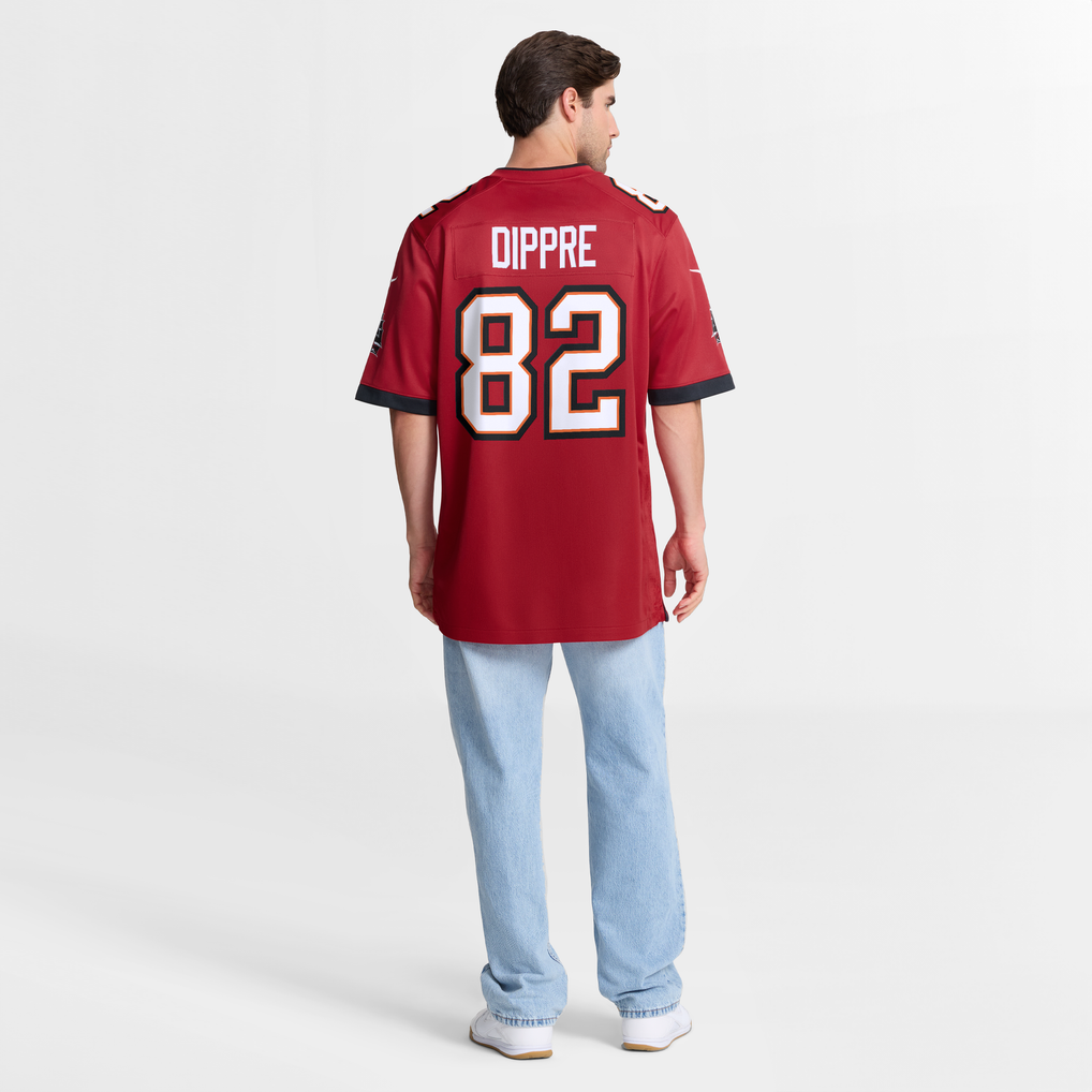 Men's Tampa Bay Buccaneers CJ Dippre Nike Red Team Game Jersey - Image 4