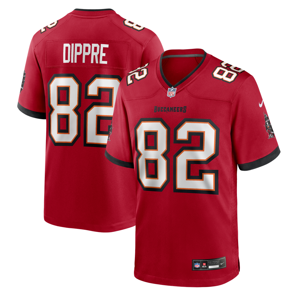 Men's Tampa Bay Buccaneers CJ Dippre Nike Red Team Game Jersey - Image 1