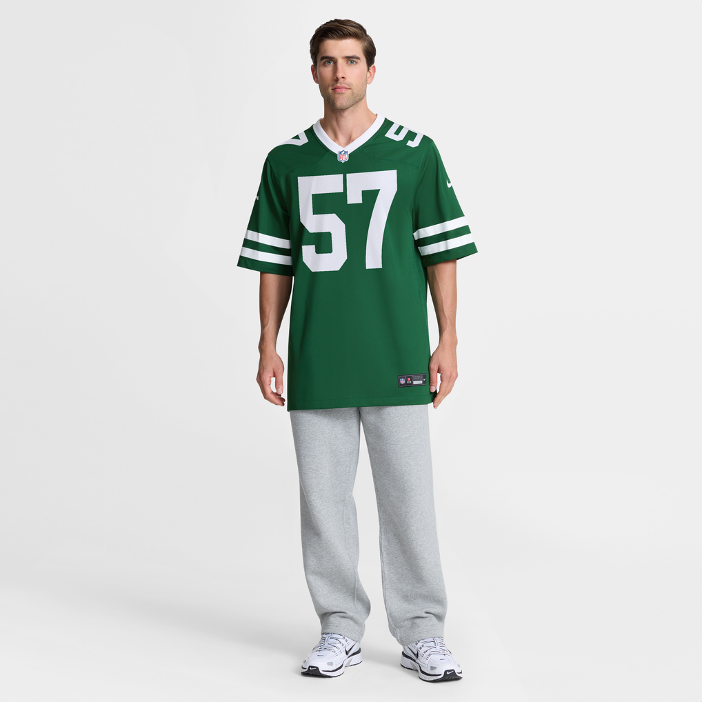 Men's New York Jets C.J. Mosley Nike Legacy Green Team Game Jersey - Image 8