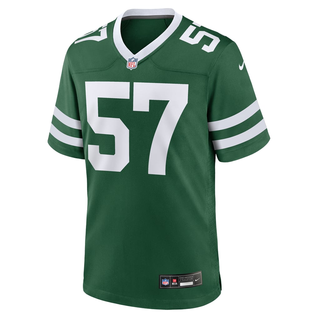 Men's New York Jets C.J. Mosley Nike Legacy Green Team Game Jersey - Image 3