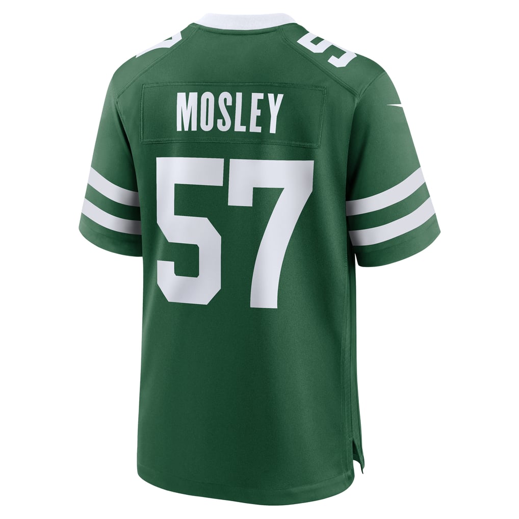 Men's New York Jets C.J. Mosley Nike Legacy Green Team Game Jersey - Image 4