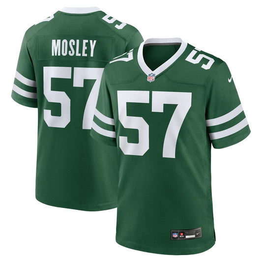 Men's New York Jets C.J. Mosley Nike Legacy Green Team Game Jersey - Image 1