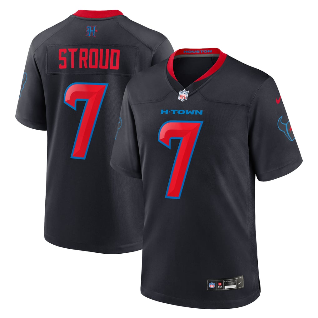 Men's Houston Texans C.J. Stroud Nike Navy 2nd Alternate Game Jersey - Image 1