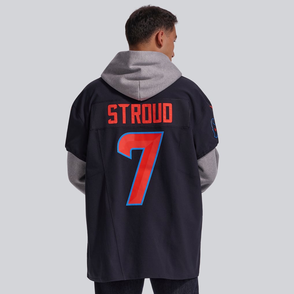 Men's Houston Texans C.J. Stroud Nike Navy Alternate 2 Vapor F.U.S.E. Elite Jersey - Image 4