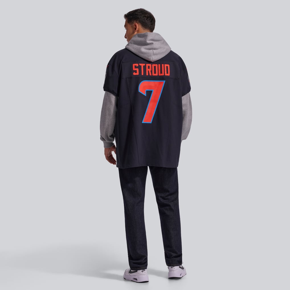 Men's Houston Texans C.J. Stroud Nike Navy Alternate 2 Vapor F.U.S.E. Elite Jersey - Image 6