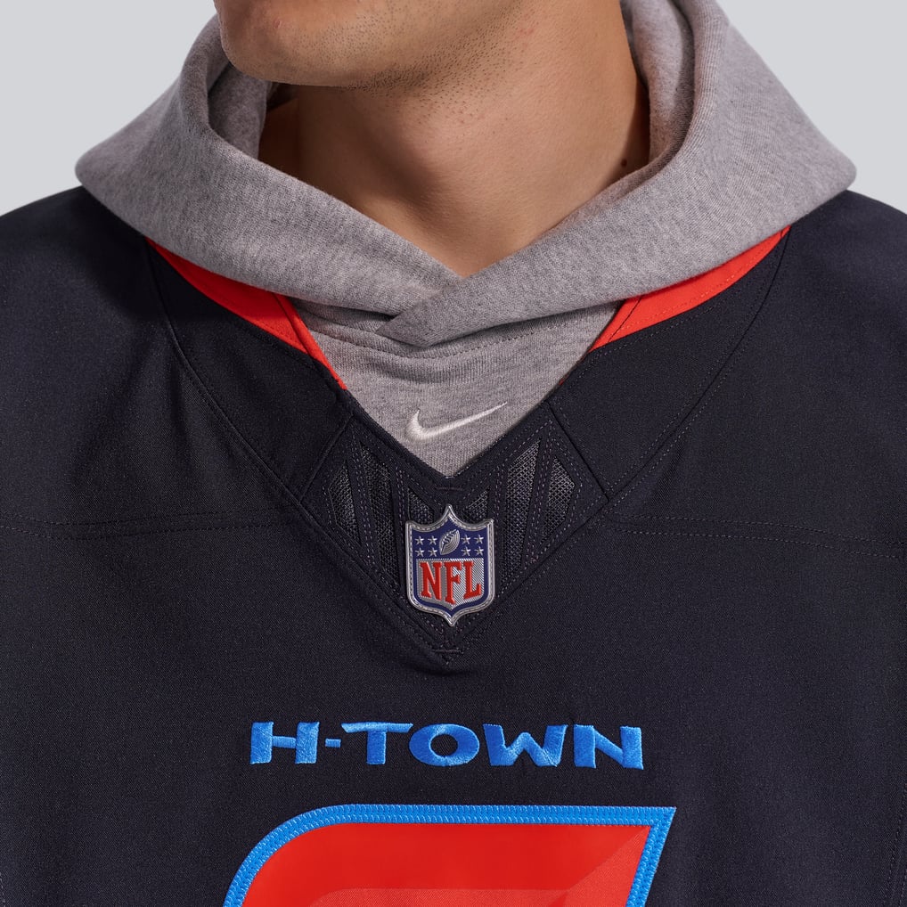 Men's Houston Texans C.J. Stroud Nike Navy Alternate 2 Vapor F.U.S.E. Elite Jersey - Image 9