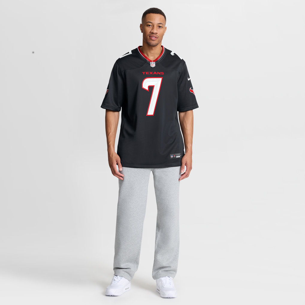 Men's Houston Texans C.J. Stroud Nike Navy Game Jersey - Image 8