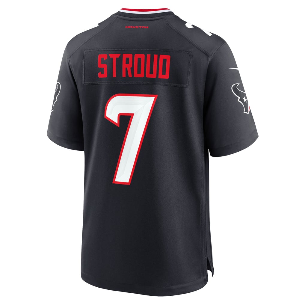 Men's Houston Texans C.J. Stroud Nike Navy Game Jersey - Image 4