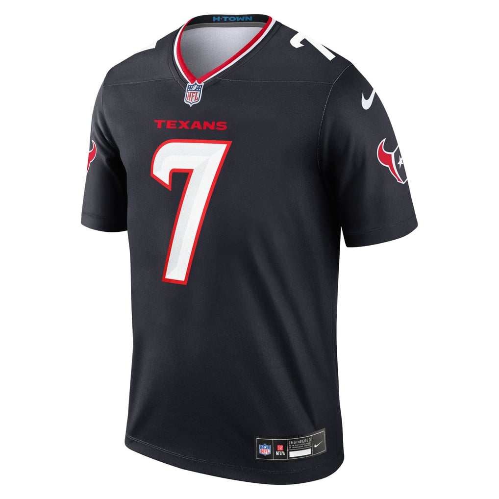 Men's Houston Texans C.J. Stroud Nike Navy Legend Player Performance Top - Image 3