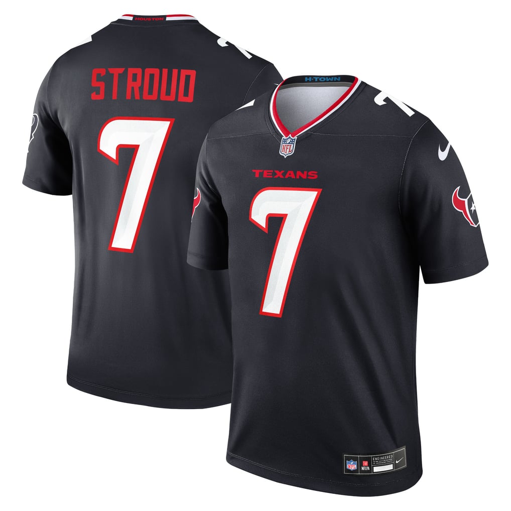 Men's Houston Texans C.J. Stroud Nike Navy Legend Player Performance Top - Image 1