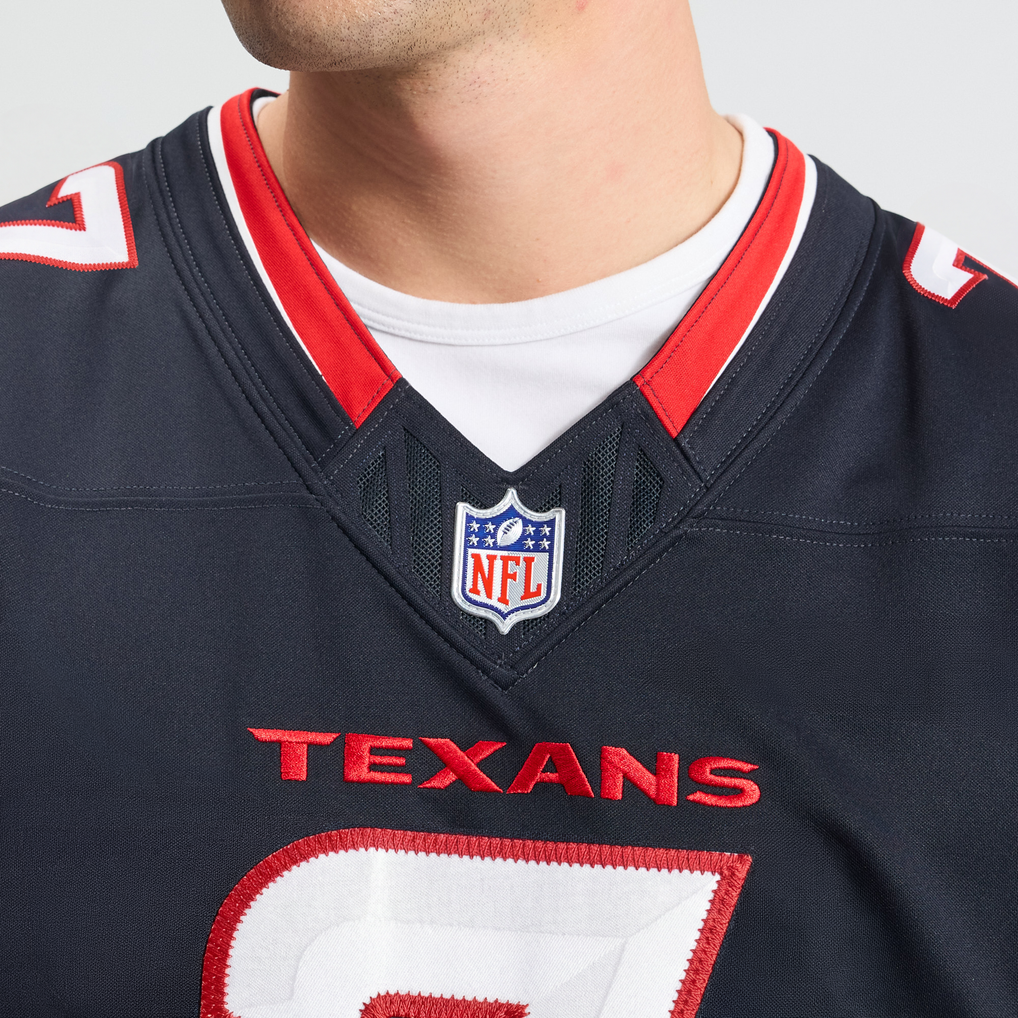 Men's Houston Texans C.J. Stroud Nike Navy Team Vapor F.U.S.E. Stitched Limited Jersey - Image 9
