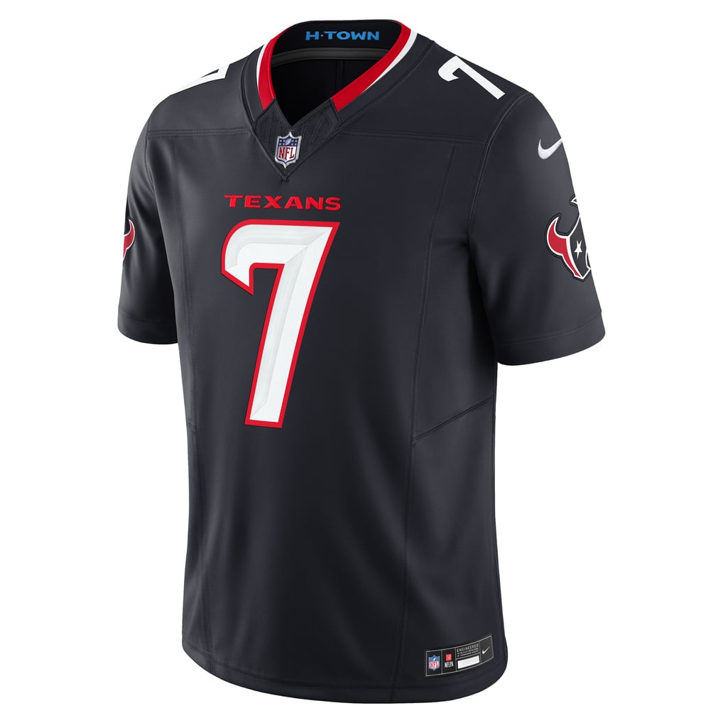 Men's Houston Texans C.J. Stroud Nike Navy Vapor F.U.S.E. Limited Jersey - Image 3