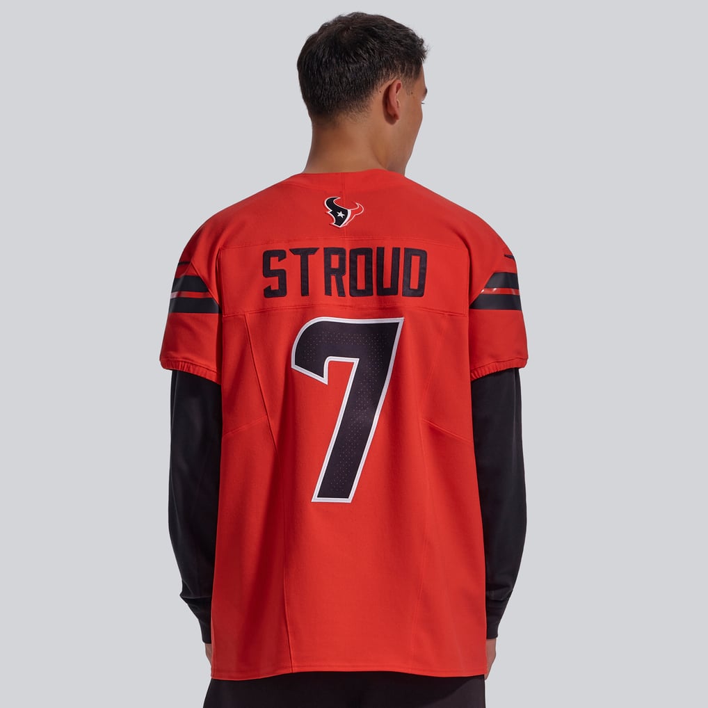 Men's Houston Texans C.J. Stroud Nike Red Alternate Vapor F.U.S.E. Elite Jersey - Image 4