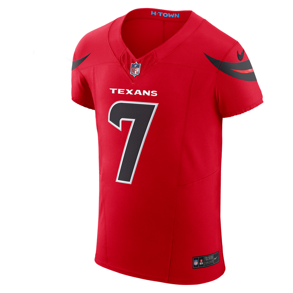 Men's Houston Texans C.J. Stroud Nike Red Alternate Vapor F.U.S.E. Elite Jersey - Image 7