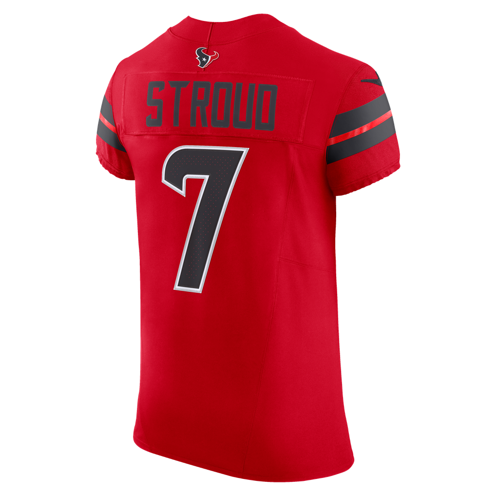 Men's Houston Texans C.J. Stroud Nike Red Alternate Vapor F.U.S.E. Elite Jersey - Image 8