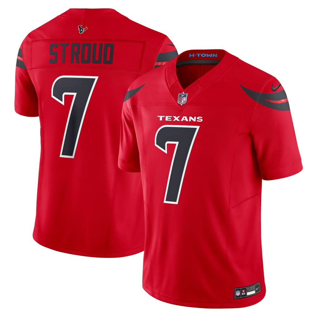 Men's Houston Texans C.J. Stroud Nike Red Alternate Vapor F.U.S.E. Limited Jersey - Image 1