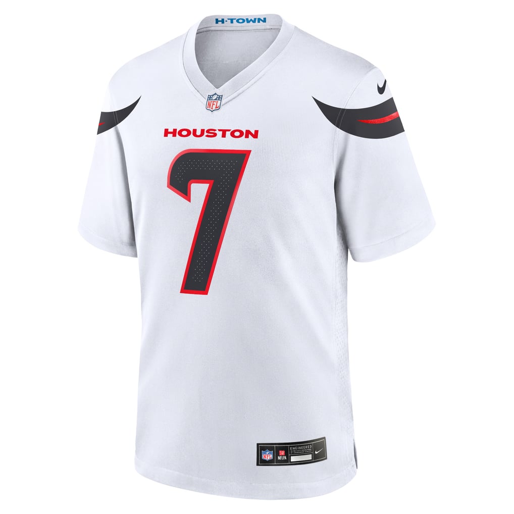 Men's Houston Texans C.J. Stroud Nike White Game Jersey - Image 3