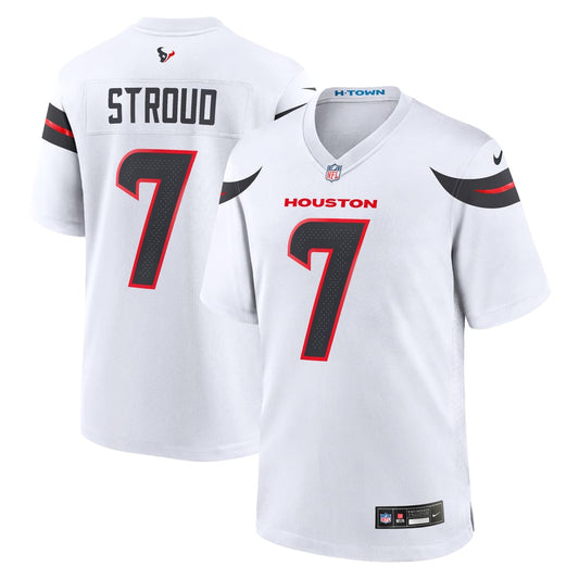 Men's Houston Texans C.J. Stroud Nike White Game Jersey - Image 1