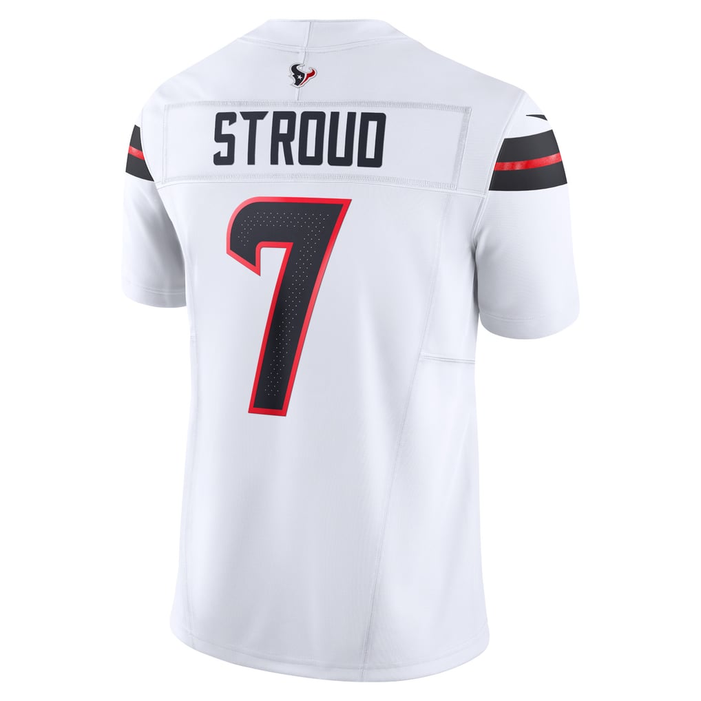 Men's Houston Texans C.J. Stroud Nike White Vapor F.U.S.E. Limited Jersey - Image 4
