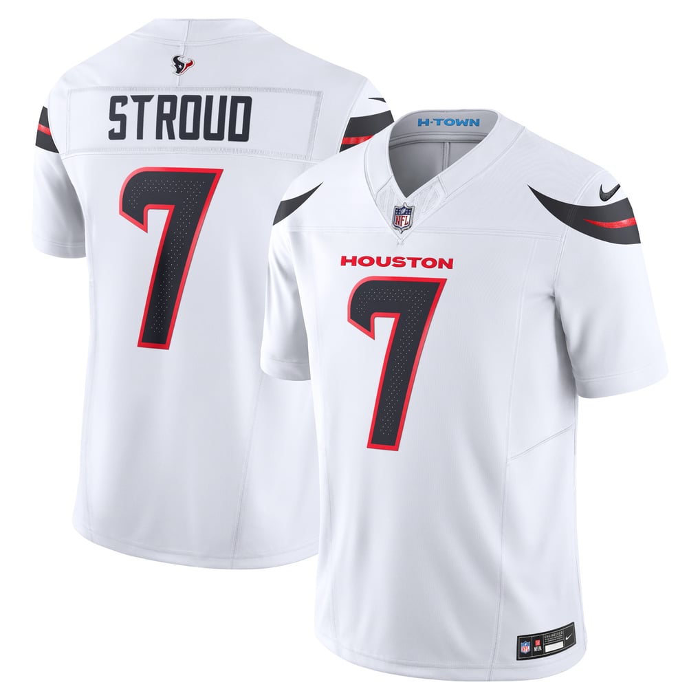 Men's Houston Texans C.J. Stroud Nike White Vapor F.U.S.E. Limited Jersey - Image 1