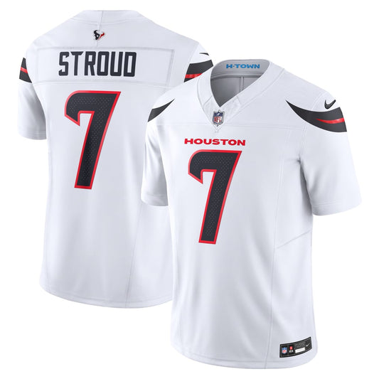 Men's Houston Texans C.J. Stroud Nike White Vapor F.U.S.E. Limited Jersey - Image 1