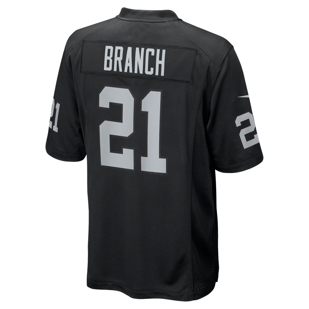 Men's Las Vegas Raiders Cliff Branch Nike Black Retired Player Game Jersey - Image 4