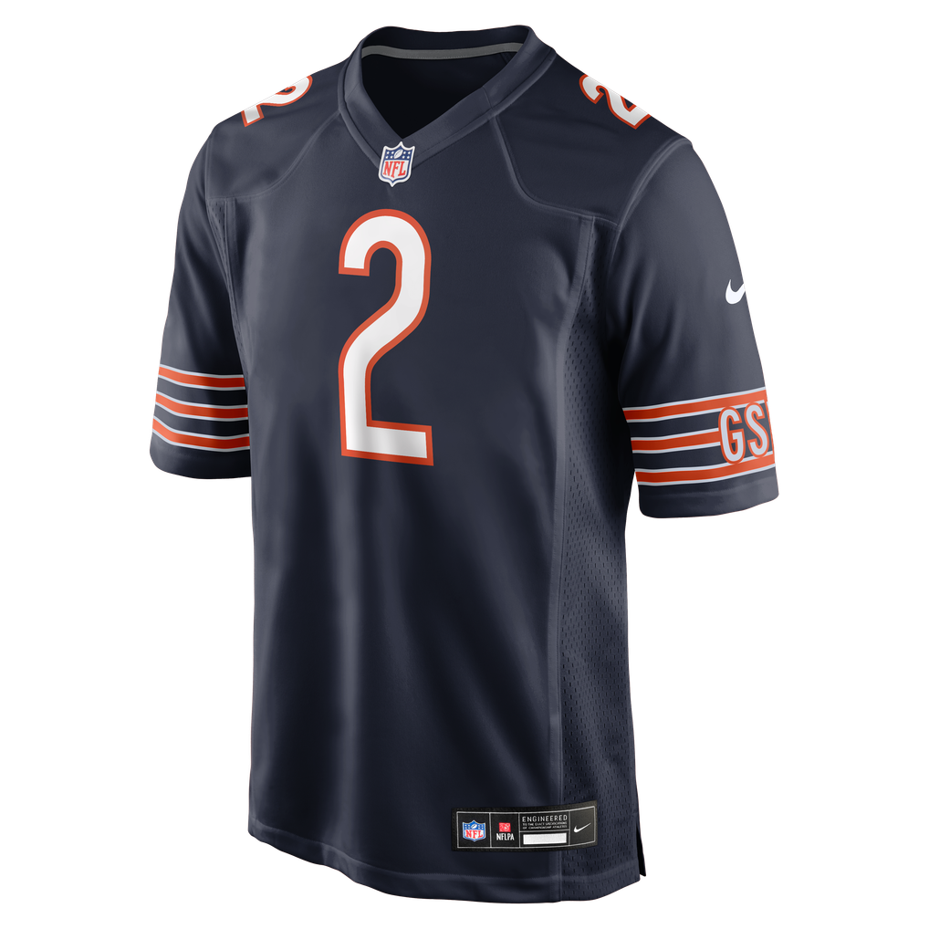 Men's Chicago Bears Coby Bryant Nike Navy Team Game Jersey - Image 3