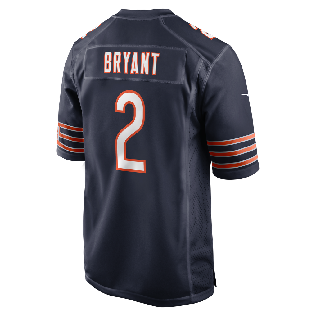 Men's Chicago Bears Coby Bryant Nike Navy Team Game Jersey - Image 4