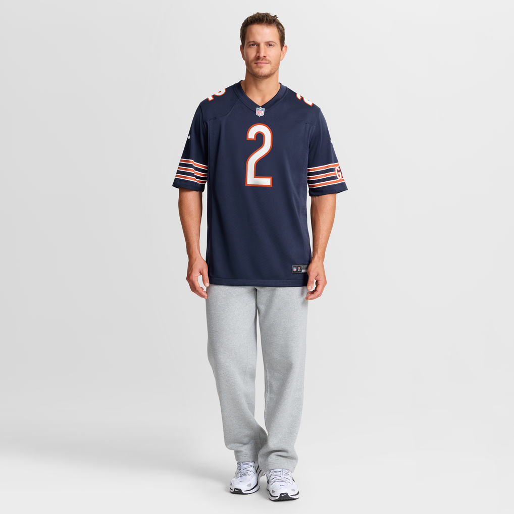 Men's Chicago Bears Coby Bryant Nike Navy Team Game Jersey - Image 5