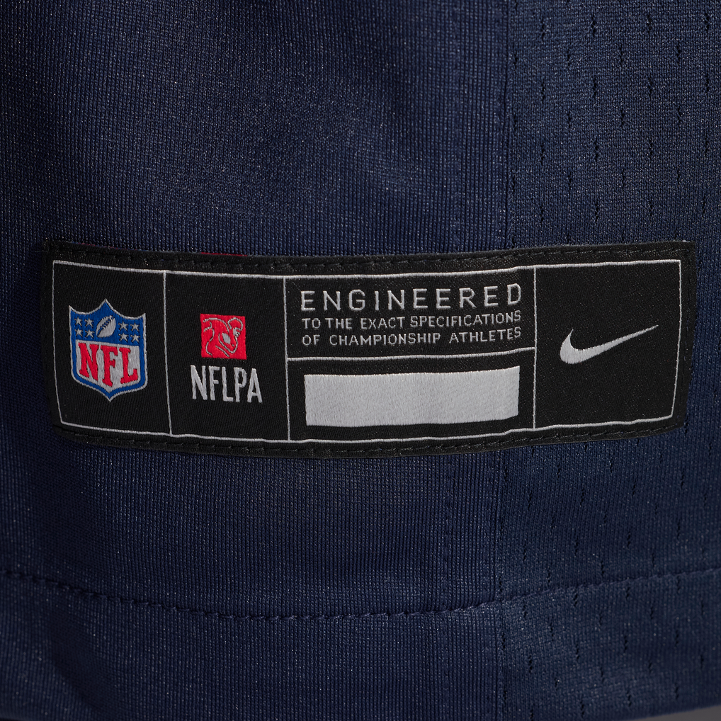 Men's Chicago Bears Coby Bryant Nike Navy Team Game Jersey - Image 9