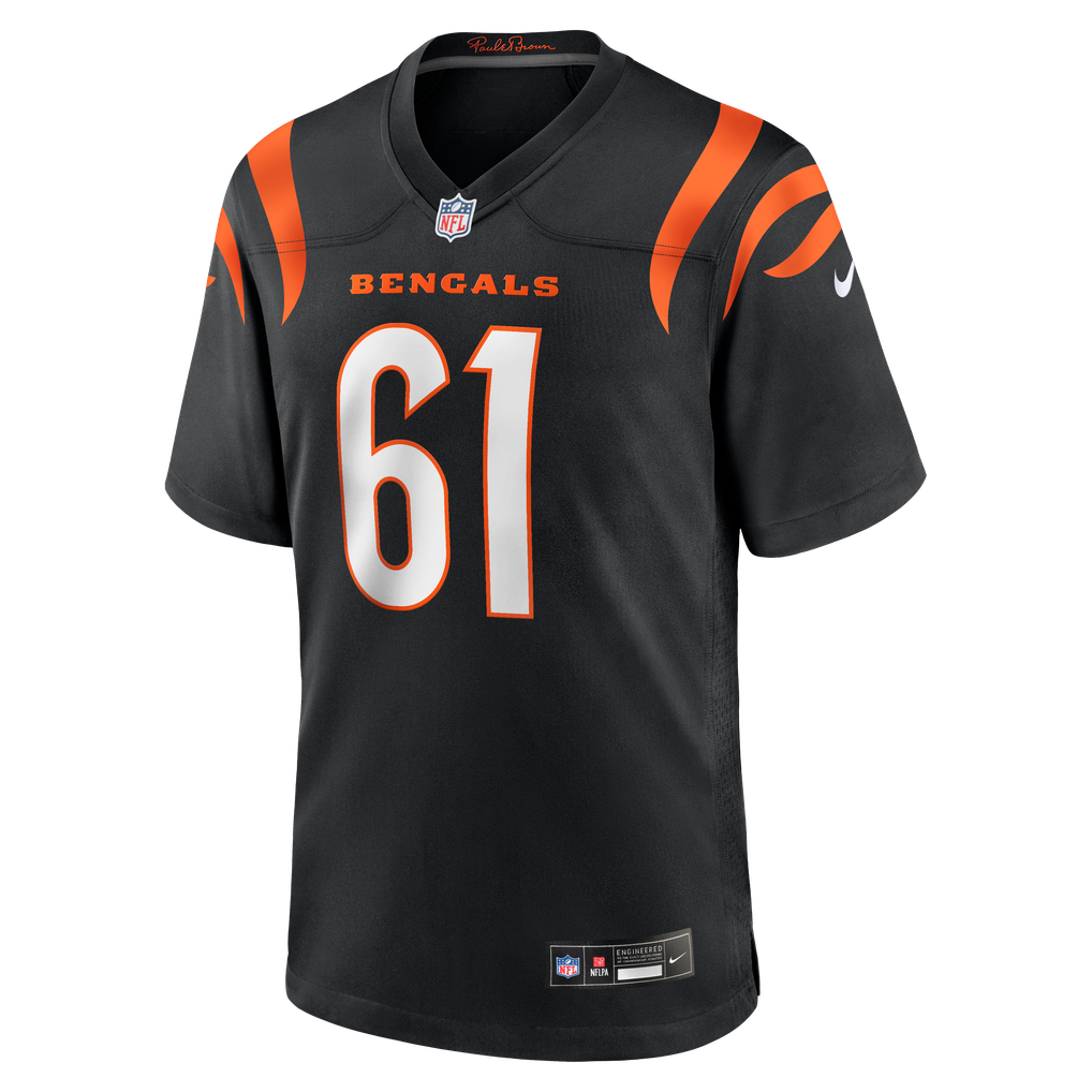 Men's Cincinnati Bengals Cody Ford Nike Black Game Jersey - Image 3