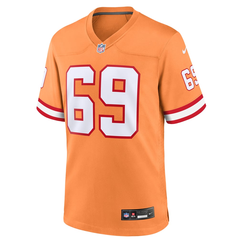Men's Tampa Bay Buccaneers Cody Mauch Nike Orange Alternate Game Jersey - Image 3